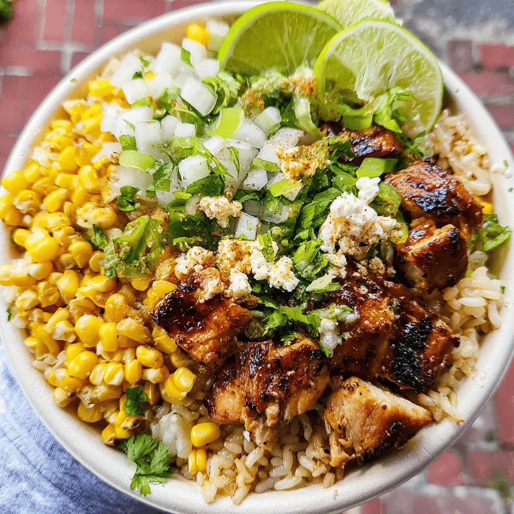 Easy Street Corn Chicken Rice Bowl Recipe