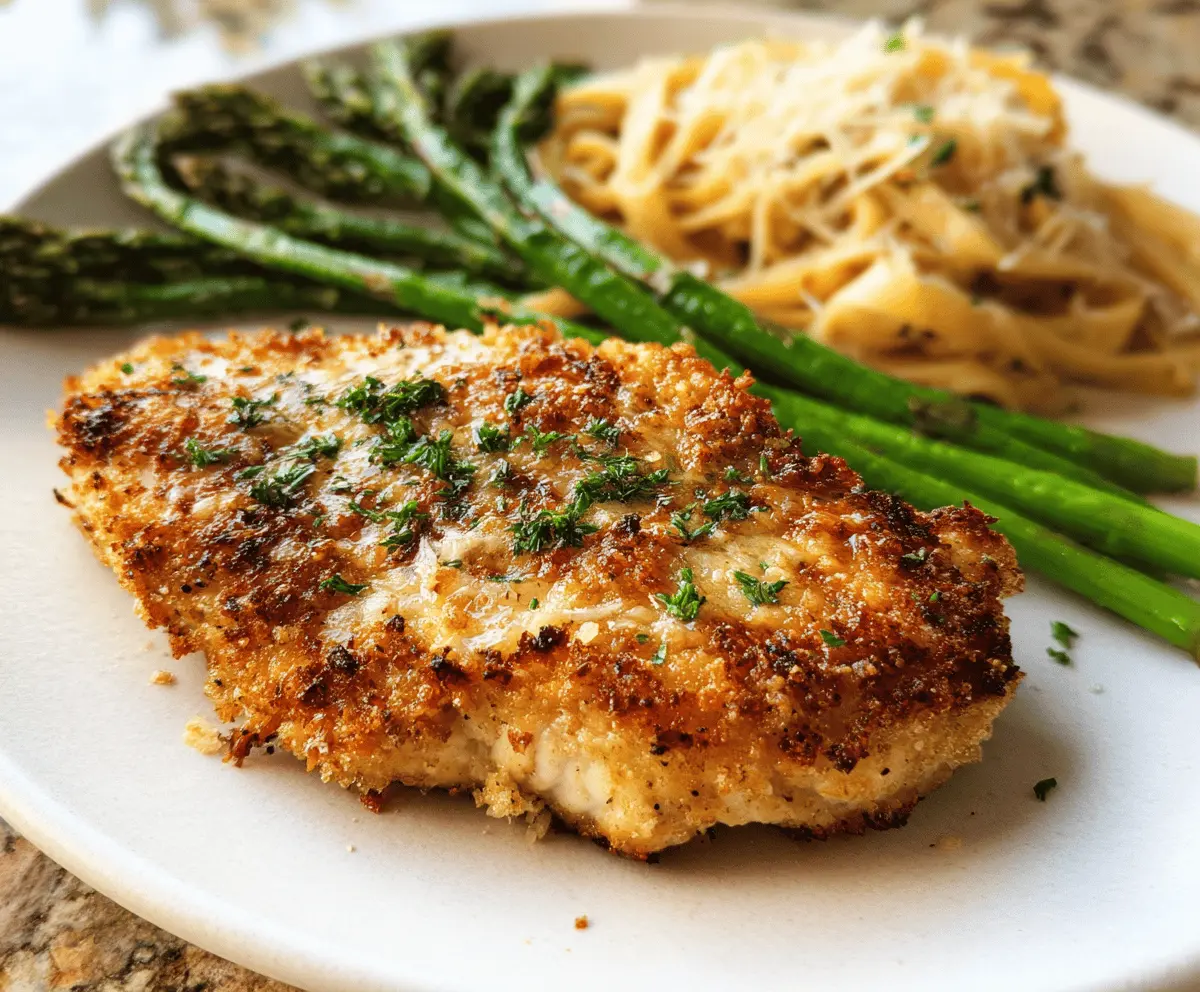 Crispy Parmesan Crusted Chicken Recipe