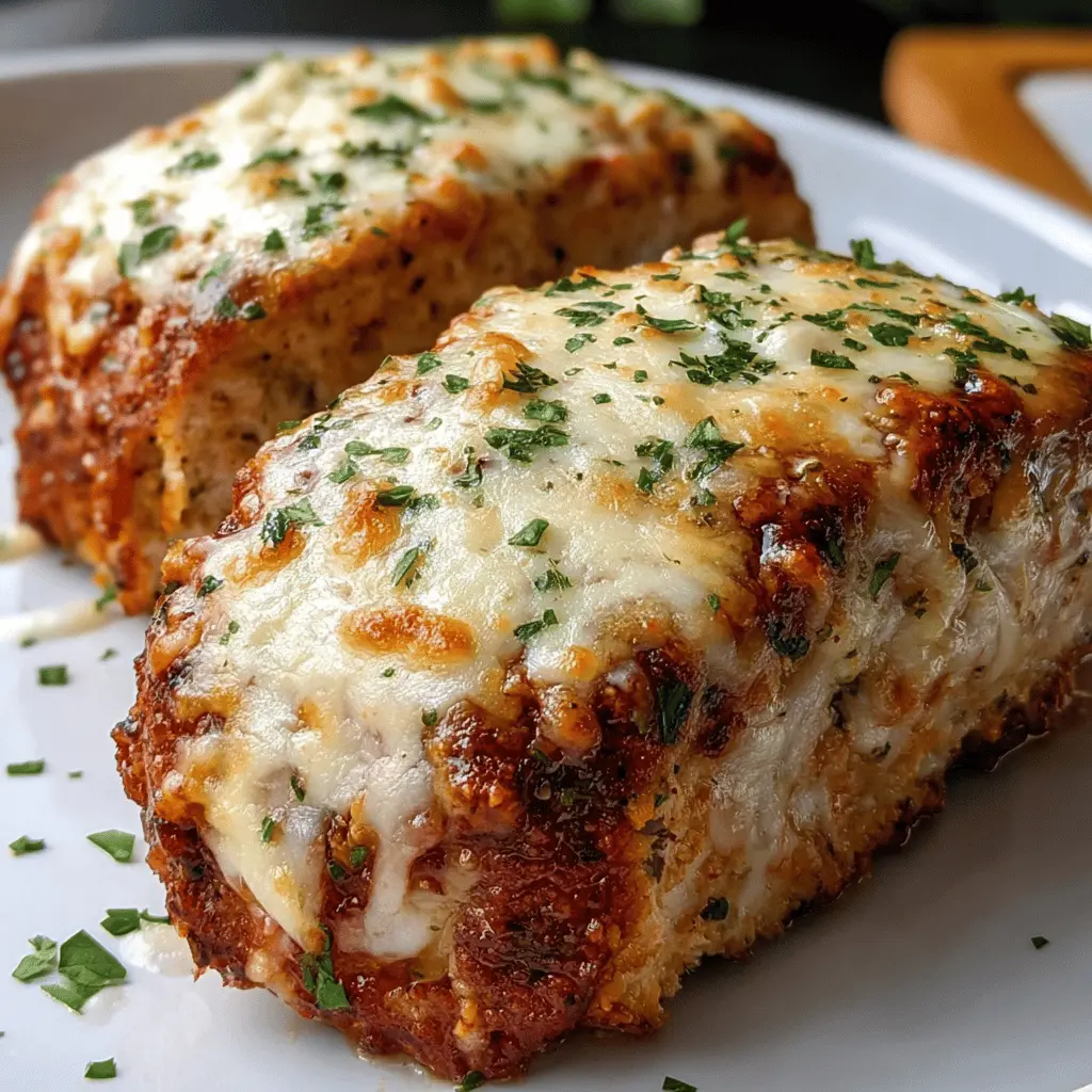 Creamy Garlic Parmesan Chicken Meatloaf Recipe