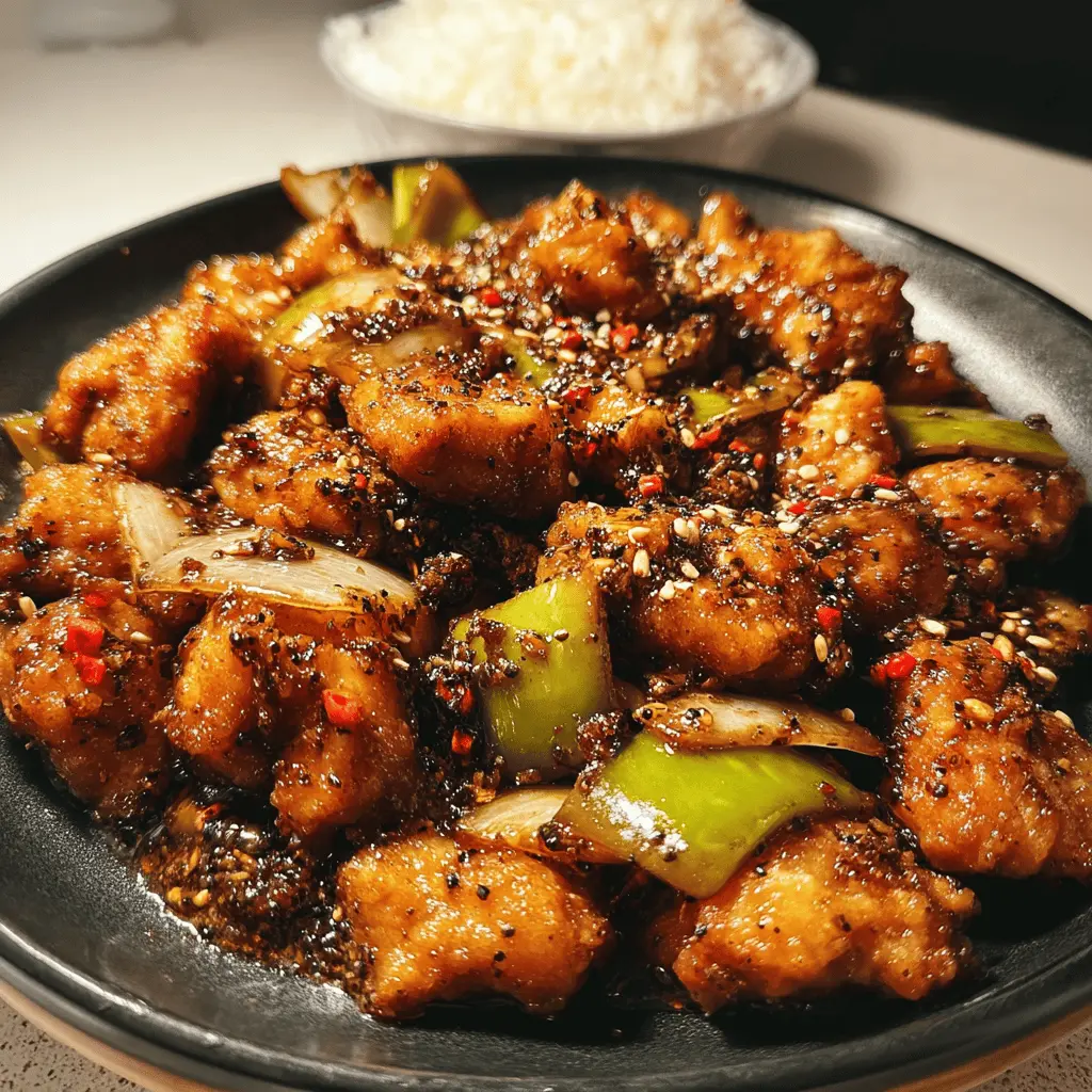 Easy Black Pepper Chicken Recipe