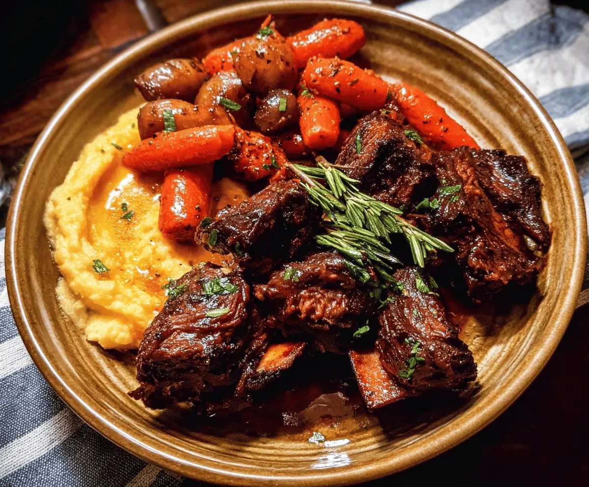 Super Tender Crockpot Beef Short Ribs Recipe