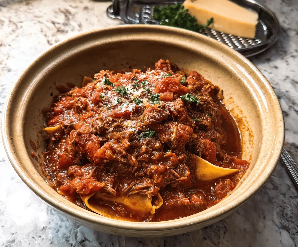 Easy Slow Cooker Beef Ragu Recipe for Busy Weeknights
