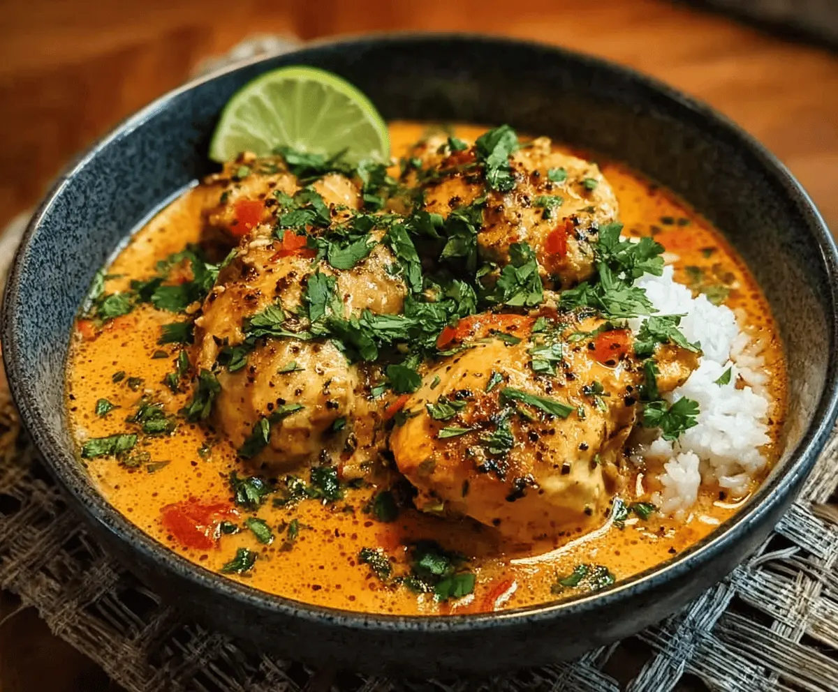 Spicy Brazilian Coconut Chicken Recipe