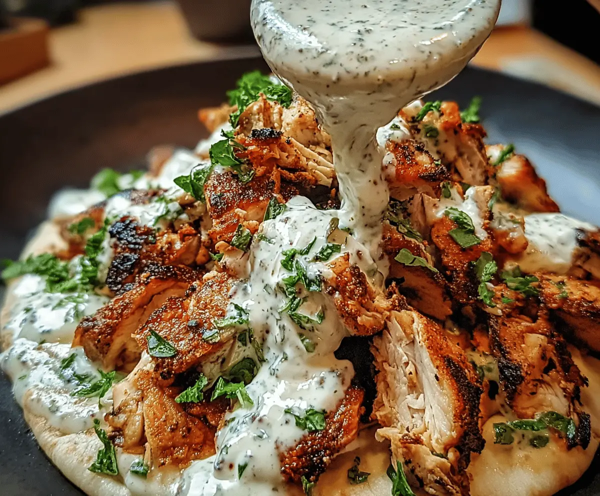 Creamy Garlic Chicken Shawarma Recipe