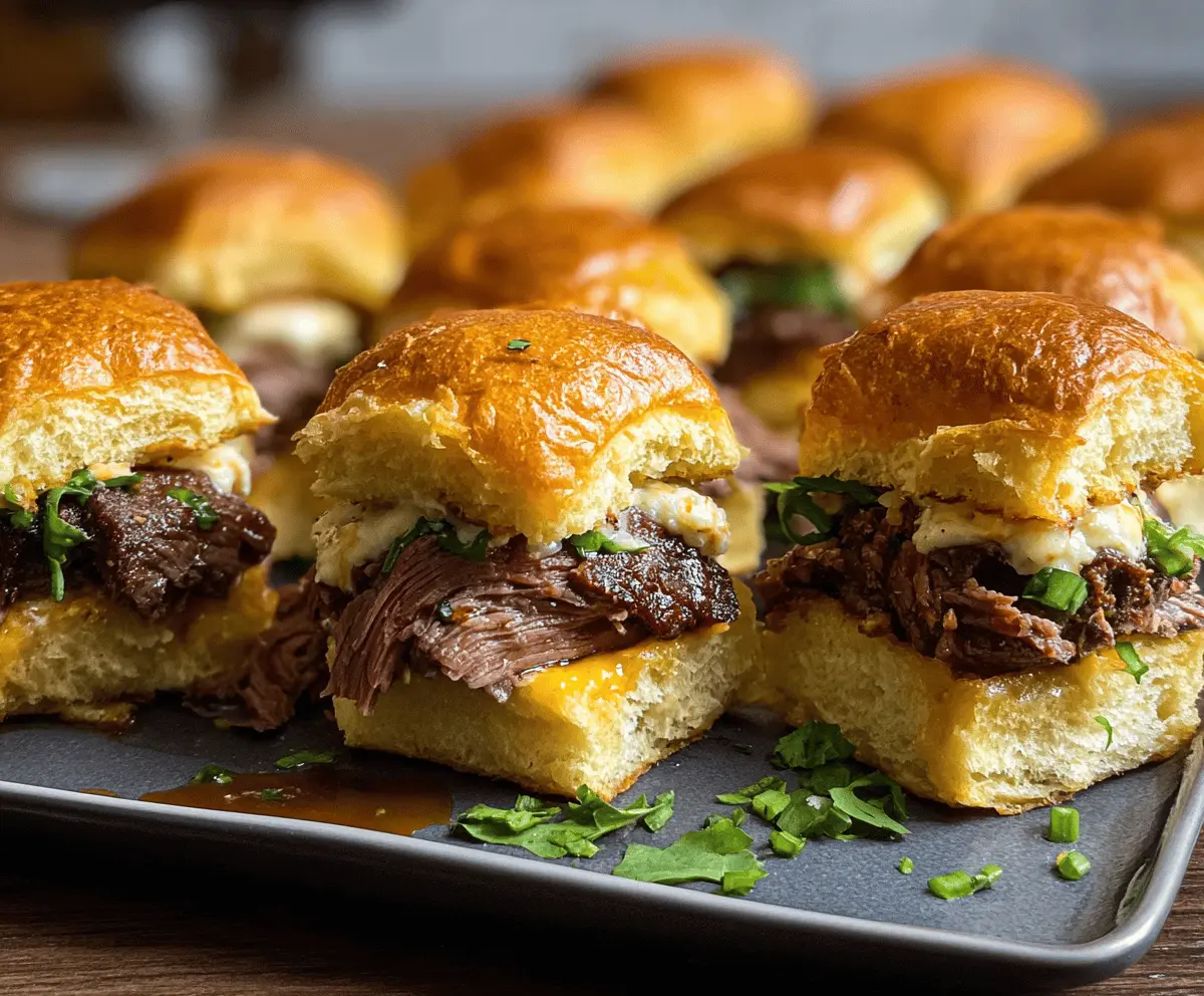 Easy Cowboy Butter Steak Sliders Recipe
