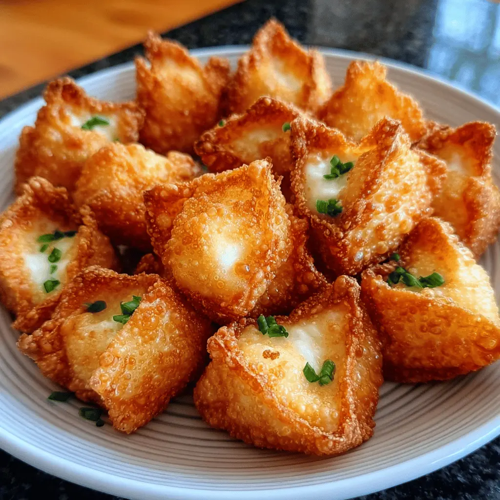 Crispy Crab Rangoon Bombs With Creamy Filling