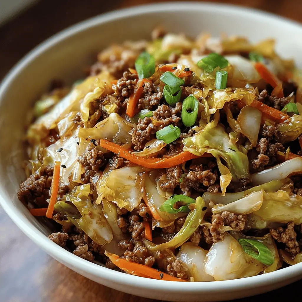 Healthy Chinese Beef and Cabbage Stir Fry Recipe