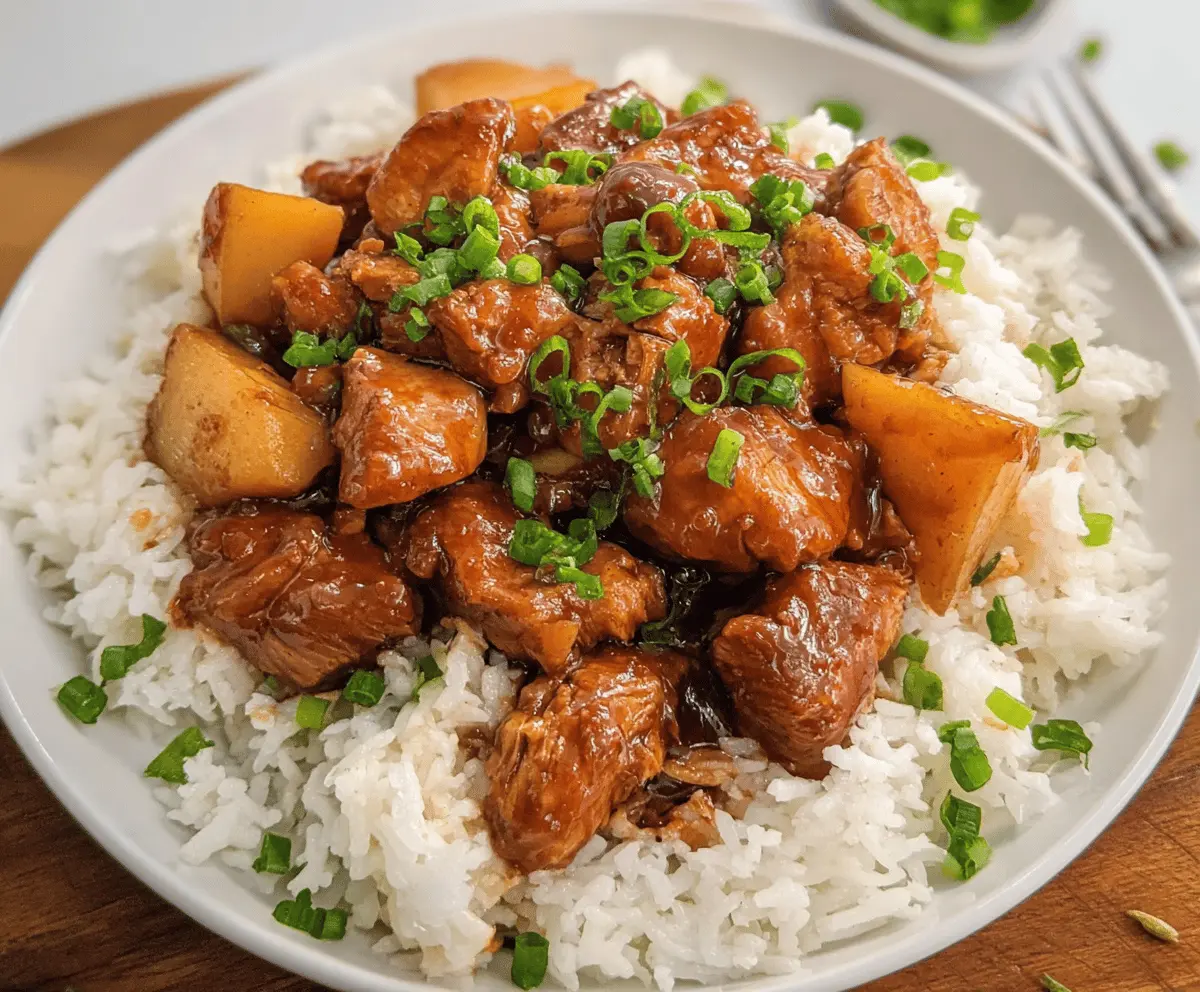 Easy Sweet Hawaiian Crockpot Chicken Recipe