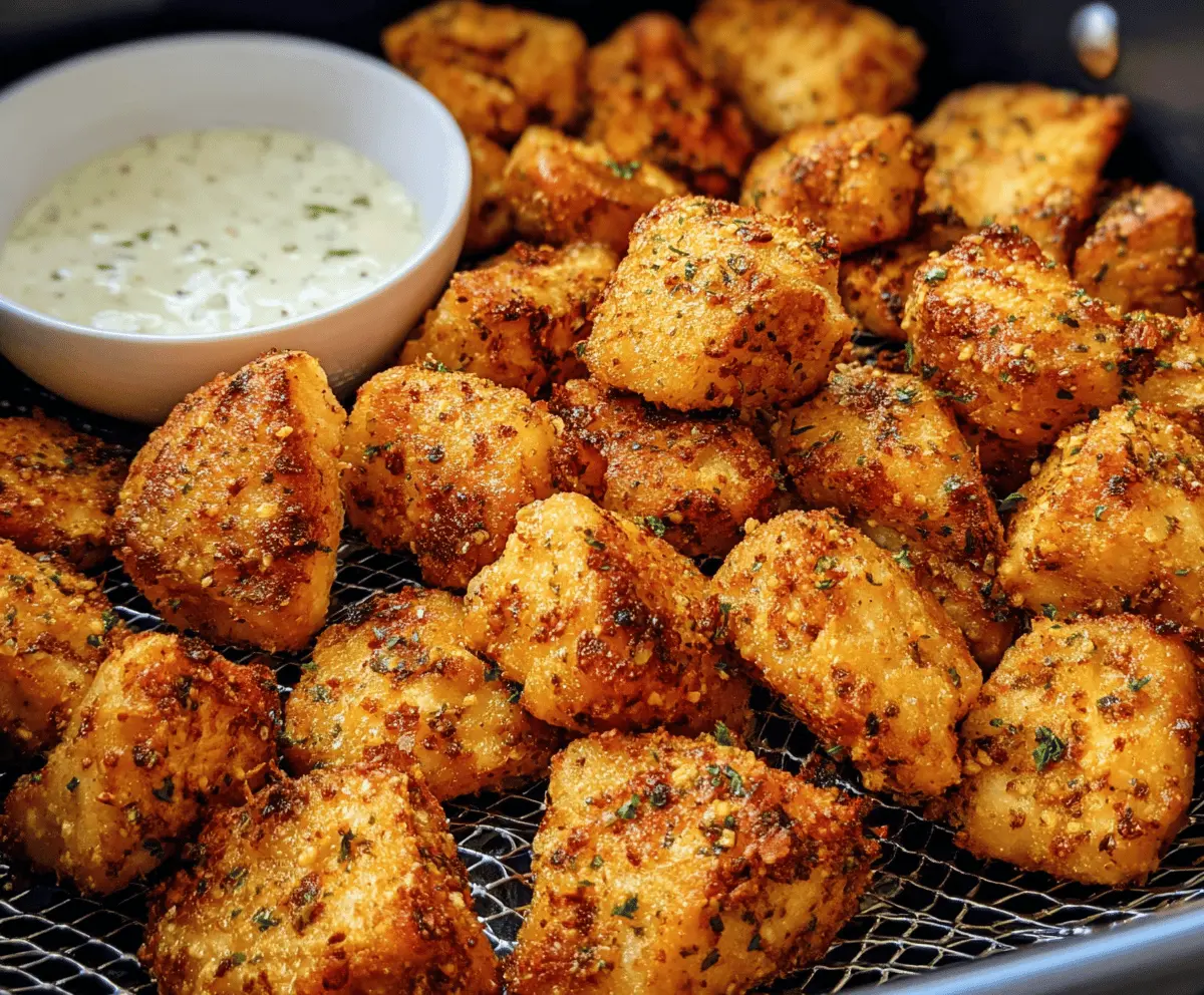 Crispy Air Fryer Ranch Chicken Bites