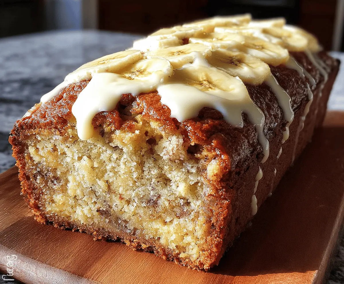 Cream Cheese Banana Bread Recipe with Moist Texture