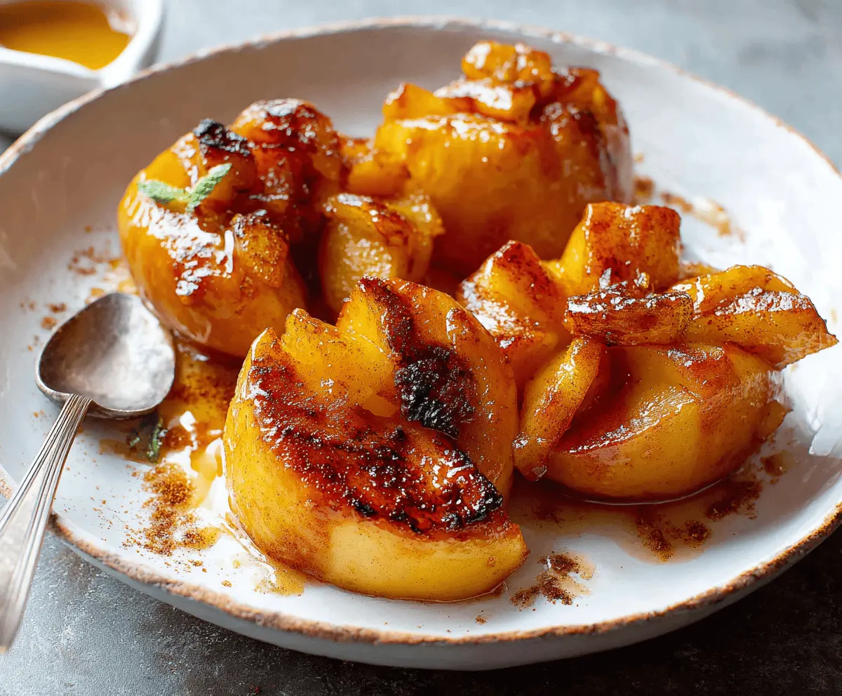 Delicious air fryer apples sliced and cooked to perfection, perfect for a healthy snack or dessert