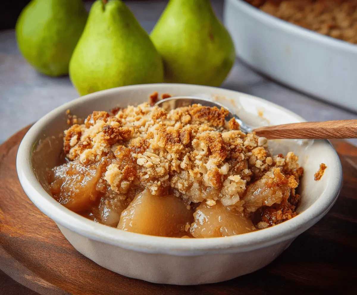 Delicious Pear Crumble Recipe Easy Irresistible Dessert Delicious Pear Crumble Recipe Easy Irresistible Dessert