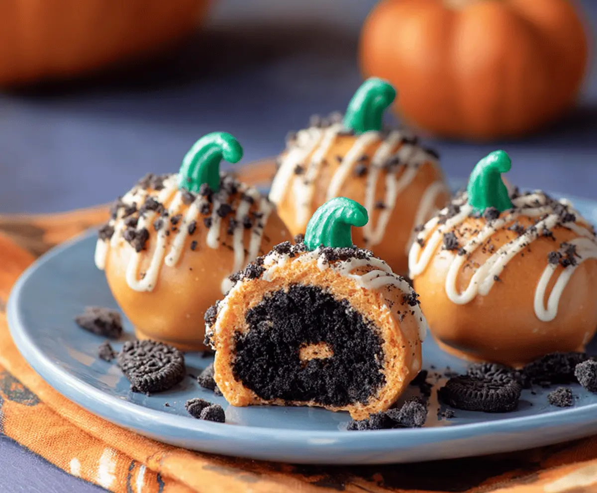 Pumpkin Oreo Truffles
