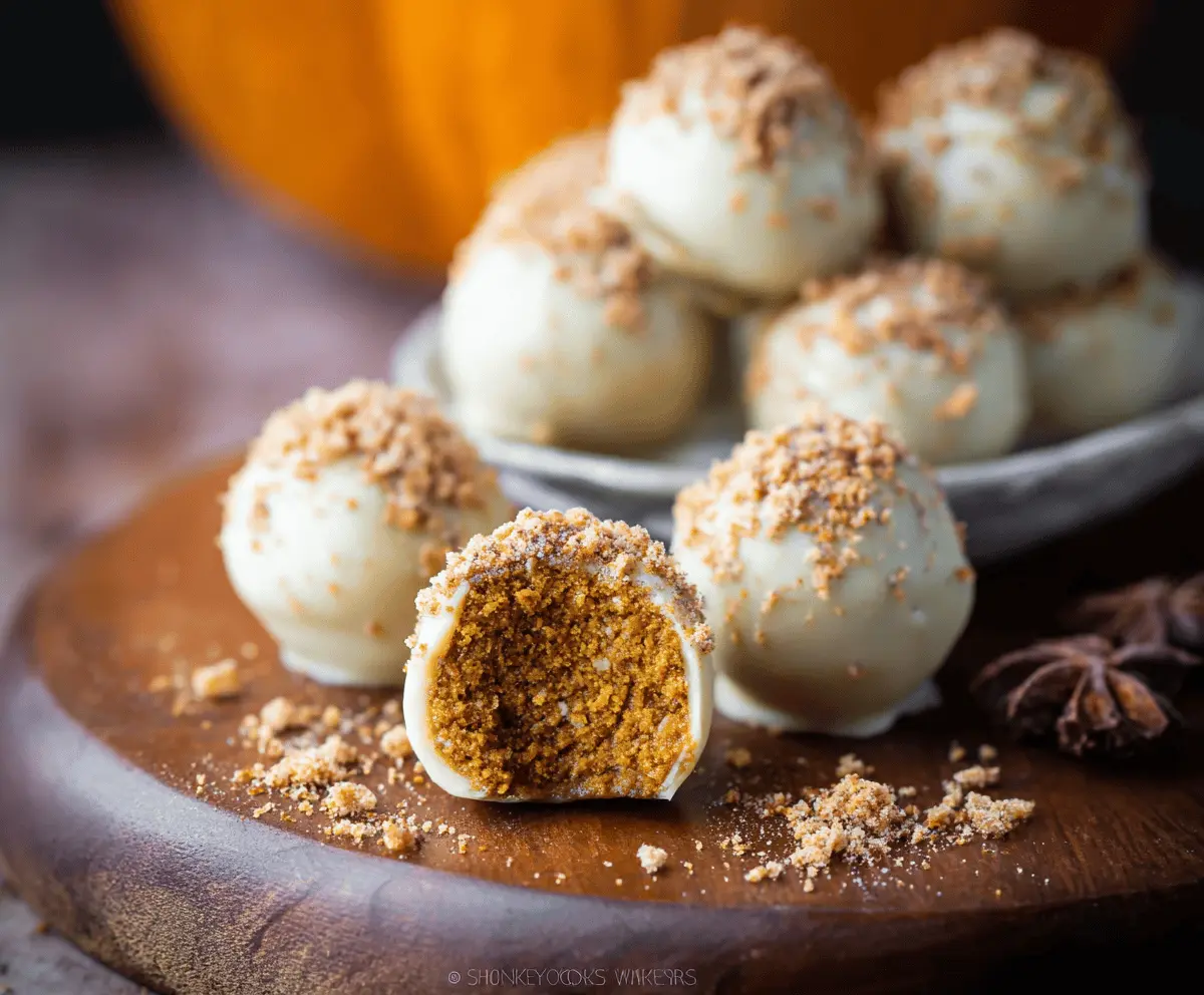 Pumpkin Spice Truffles