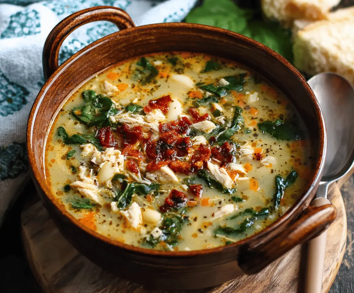 Tuscan Chicken Soup