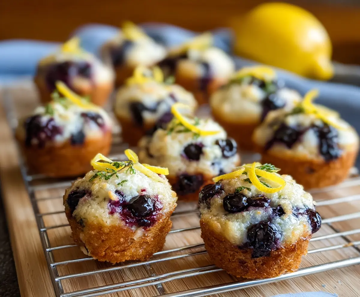 Delicious Blueberry and Lemon Zest Cottage Cheese Bites on a white plate, garnished with fresh blueberries and lemon zest.
