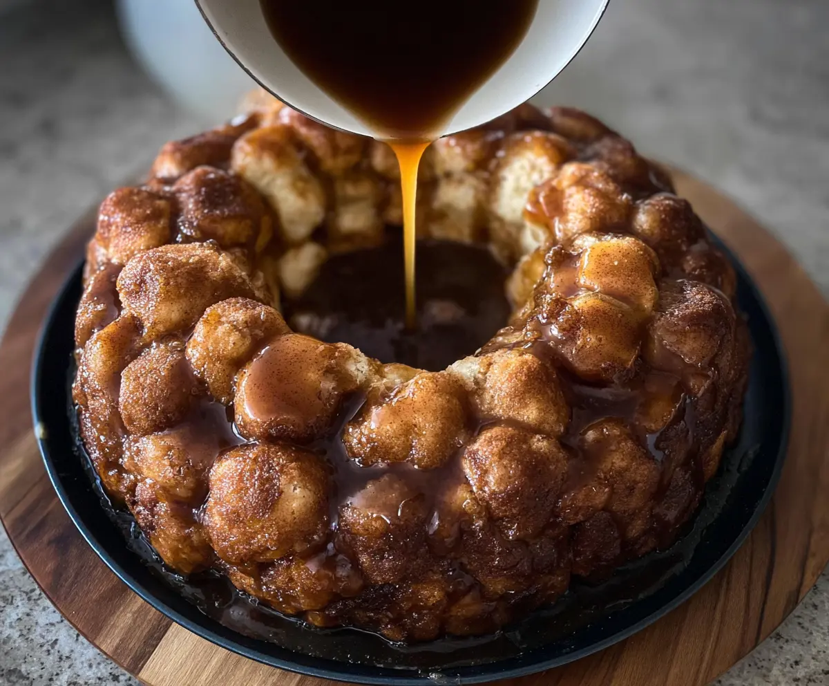 Delicious sourdough discard monkey bread with cinnamon for a pull-apart treat.