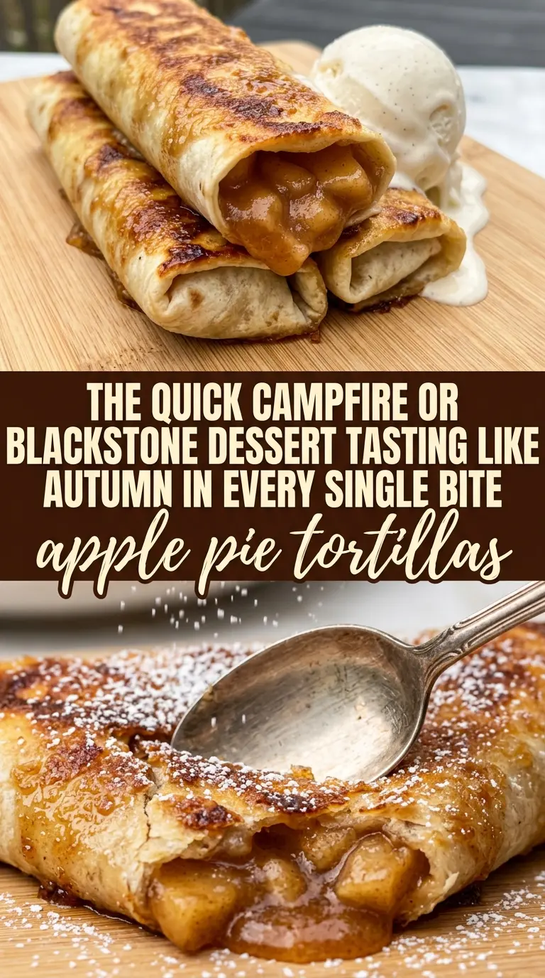 apple pie tortillas cooked tender