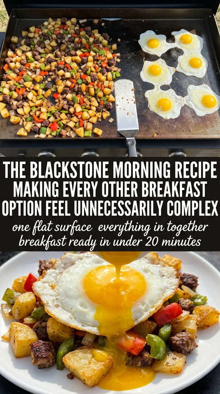 blackstone breakfast hash cooked tender