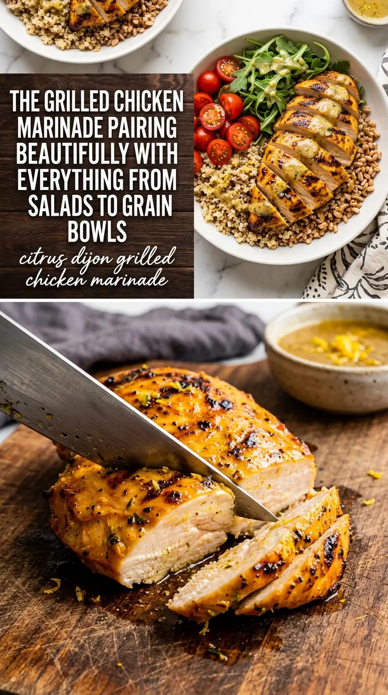 citrus dijon grilled chicken marinade marinade ingredients