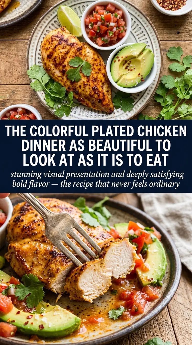 Fiesta Lime Chicken with Avocado fresh grilled lime-marinated