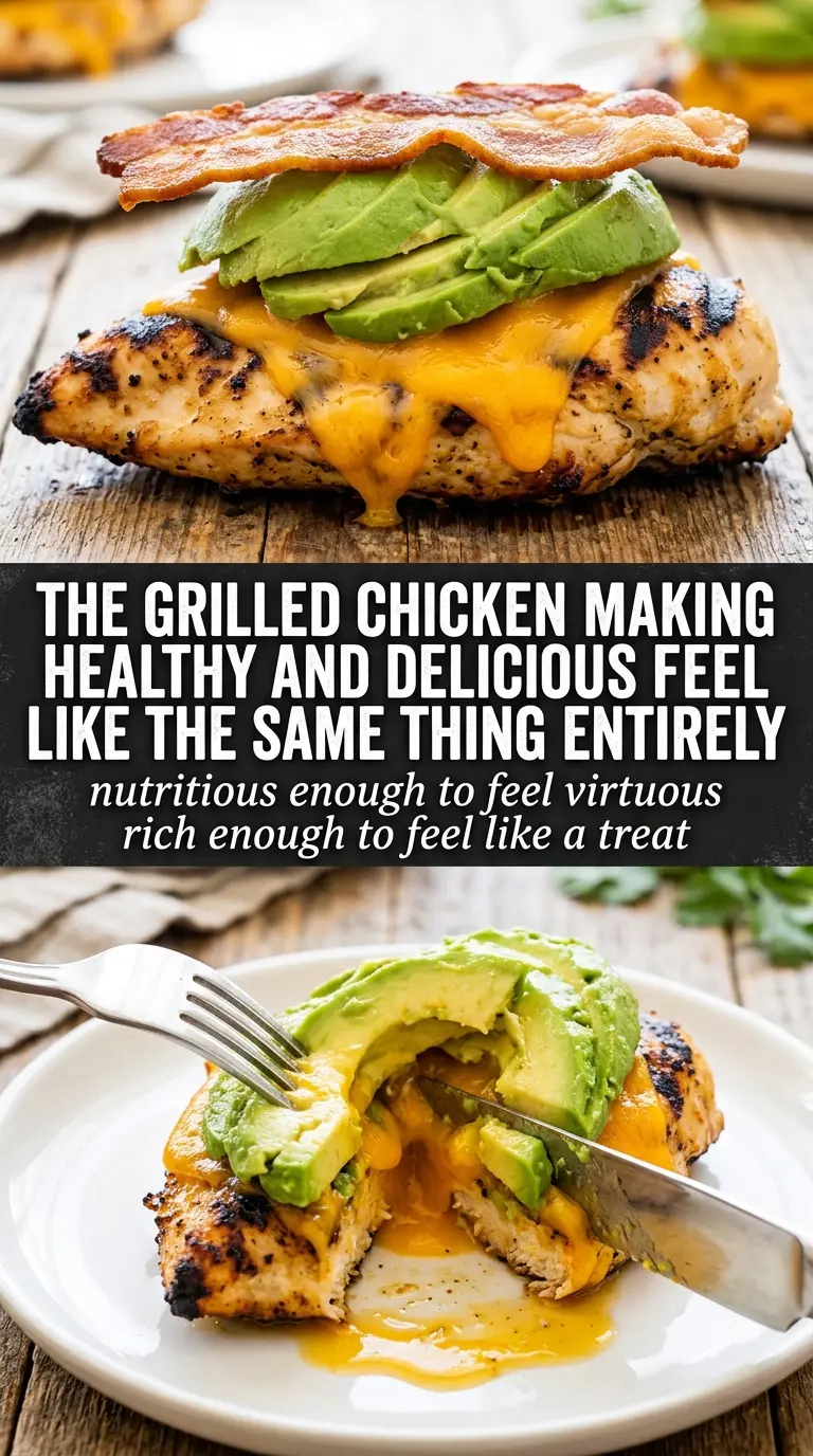 Grilled California Avocado Chicken fresh avocado mozzarella tomatoes