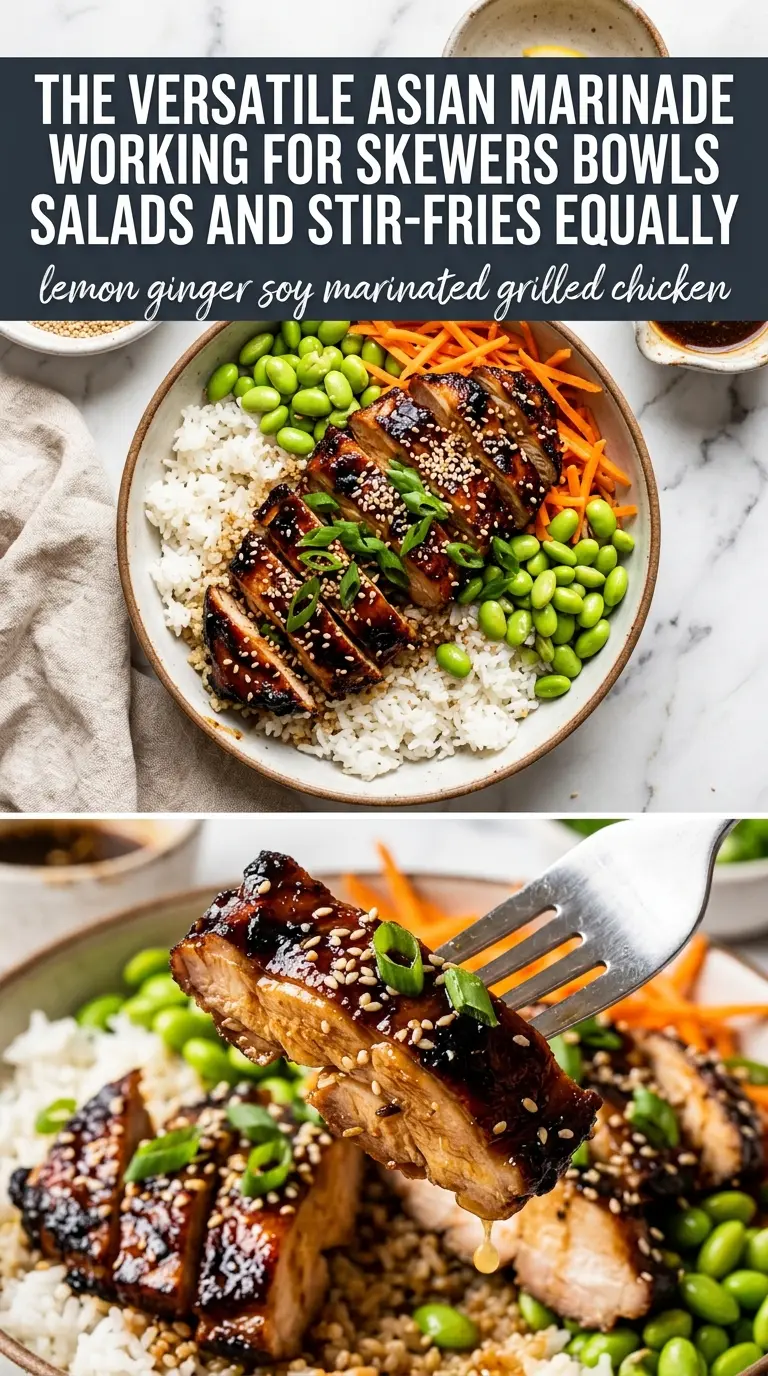 lemon ginger soy marinated grilled chicken cooked grilled