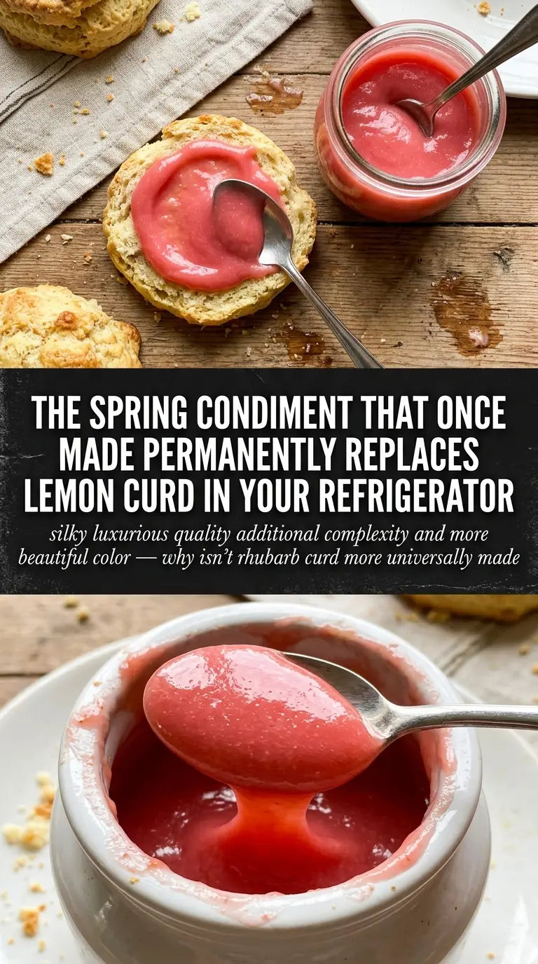 rhubarb curd cooked tender