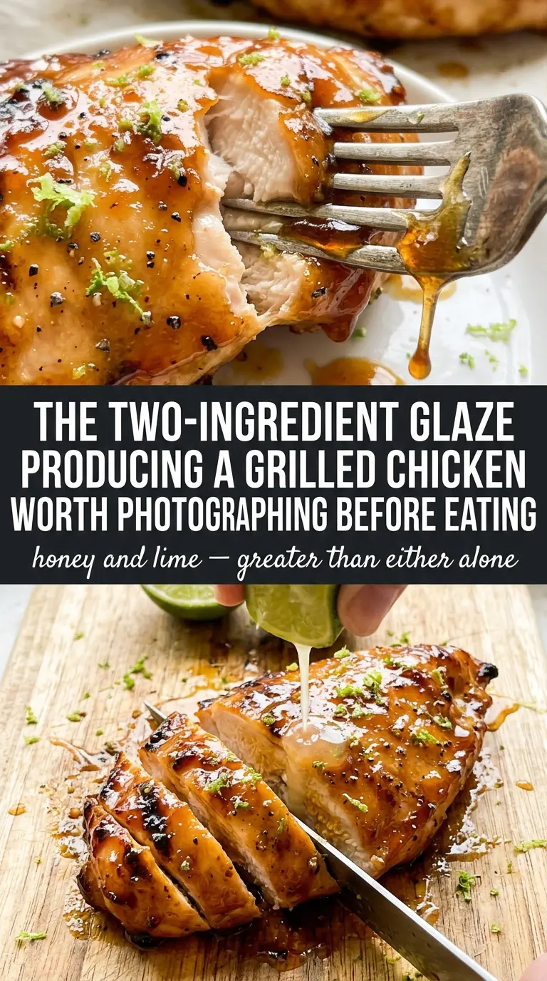 Sticky Honey Lime Grilled Chicken glossy citrus grilled chicken