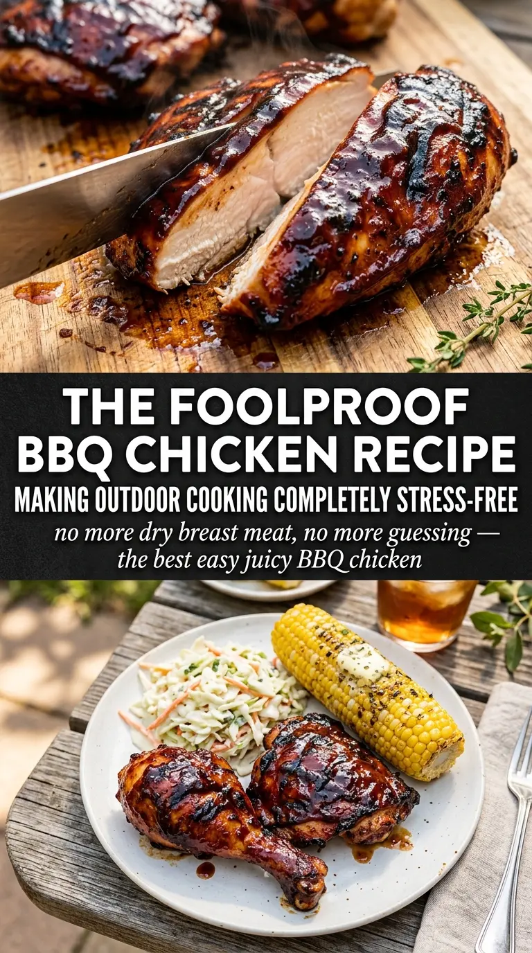 The Best Easy Juicy BBQ Chicken smoky glazed juicy