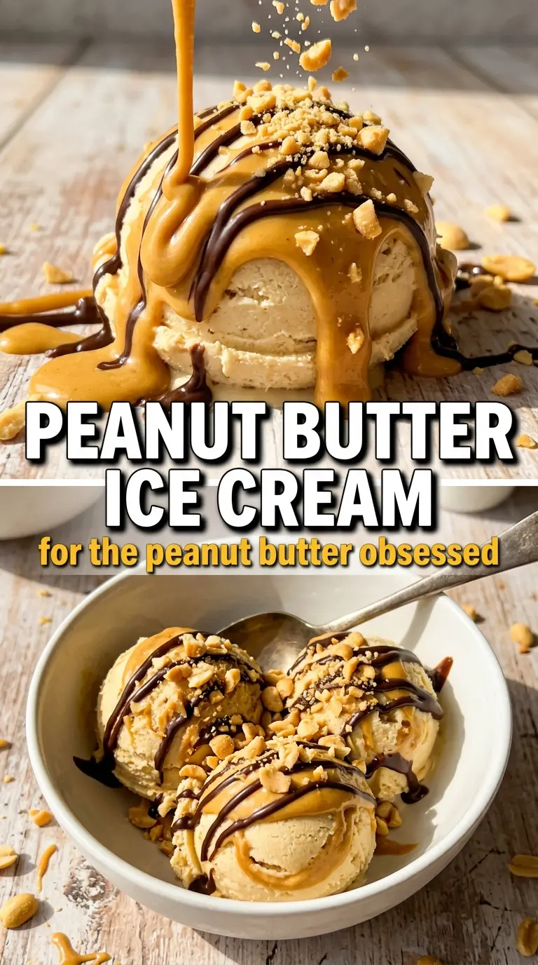 Peanut Butter Ice Cream creamy custard rich