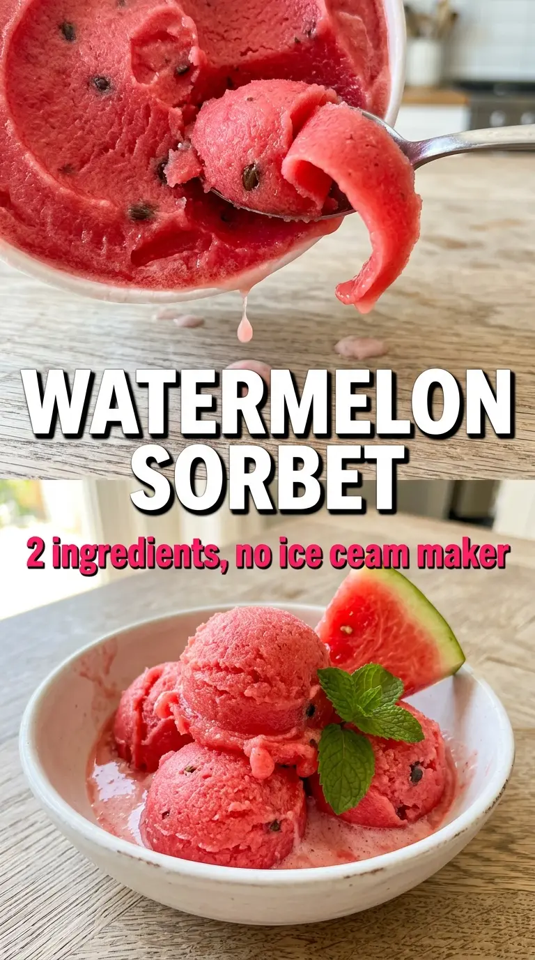 Watermelon Sorbet vivid icy refreshing