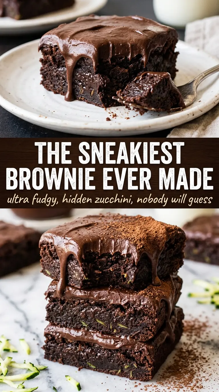 zucchini brownies fudgy chocolate