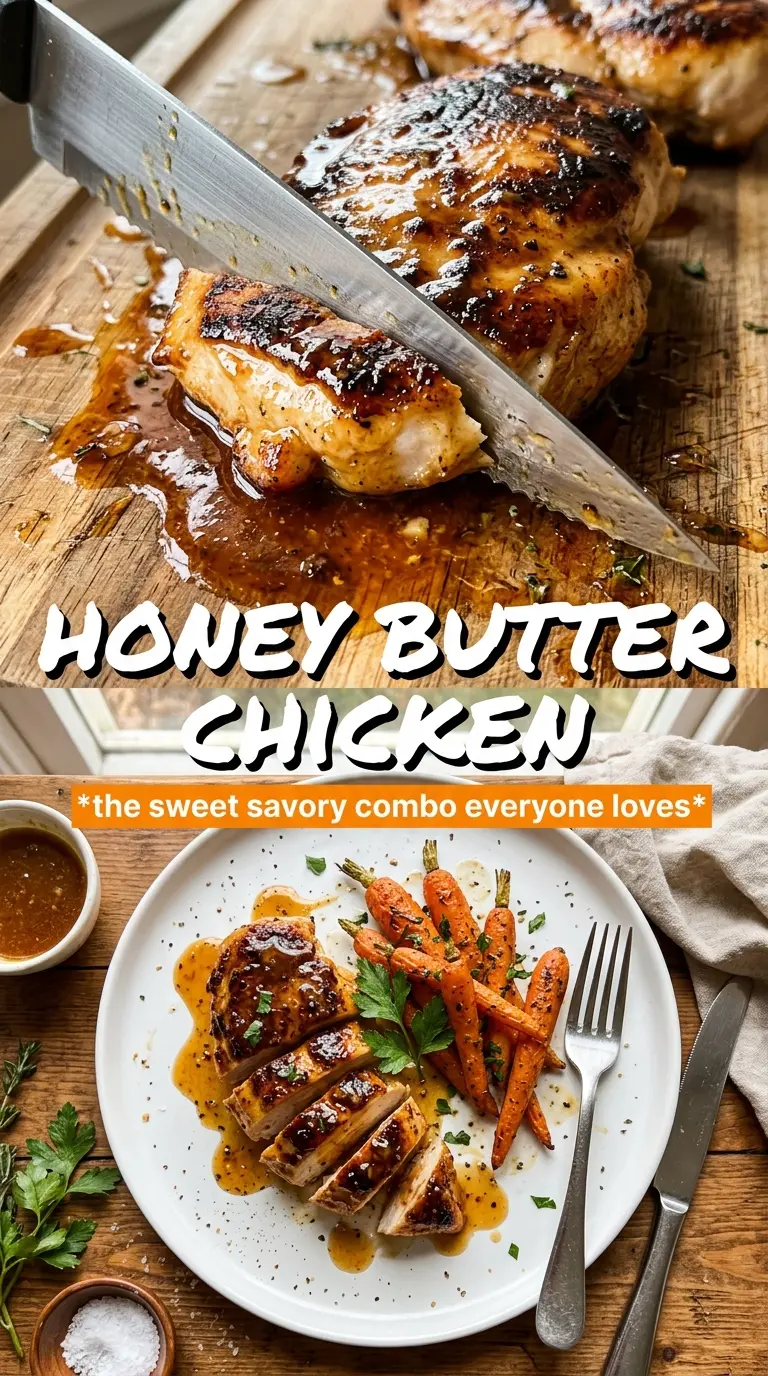 Honey Butter Chicken glossy skillet garlic thyme