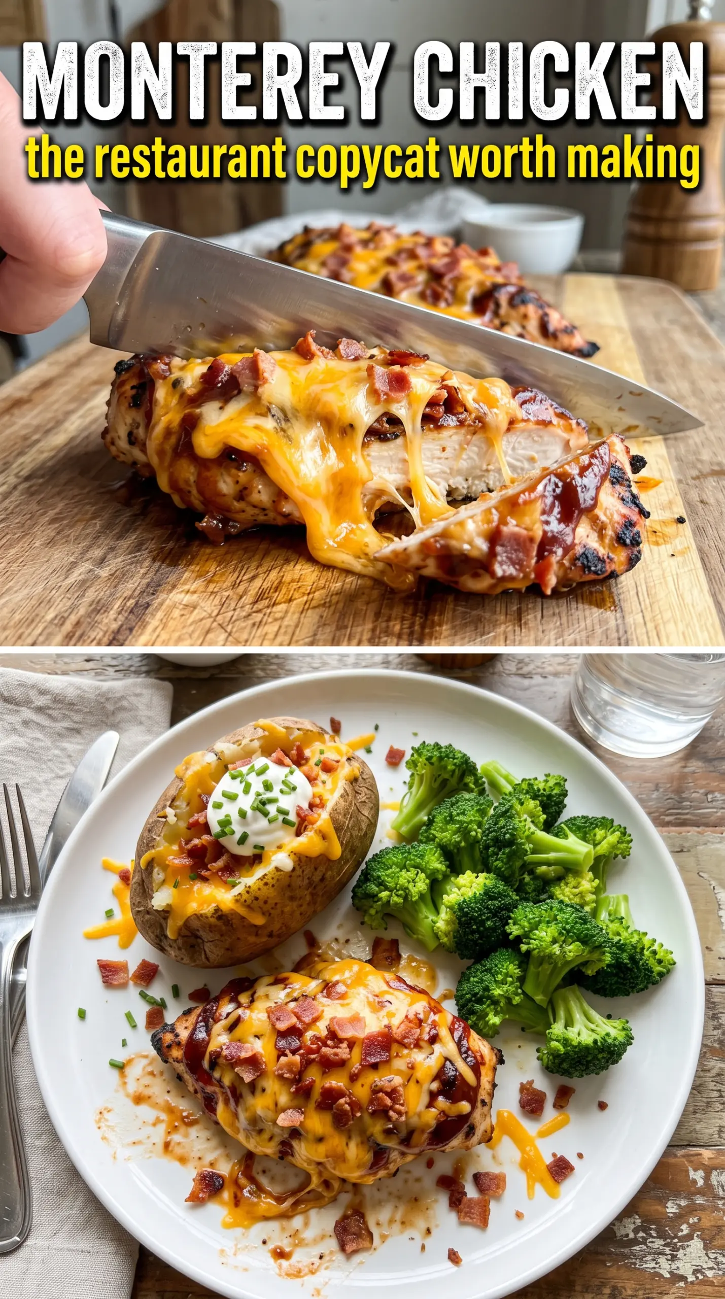 Monterey Chicken cheesy BBQ bacon