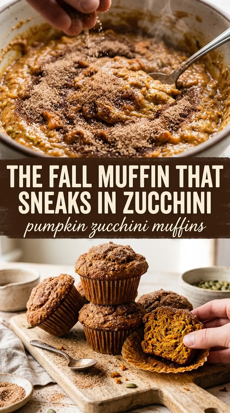 Pumpkin Zucchini Muffins moist spiced bakery-style
