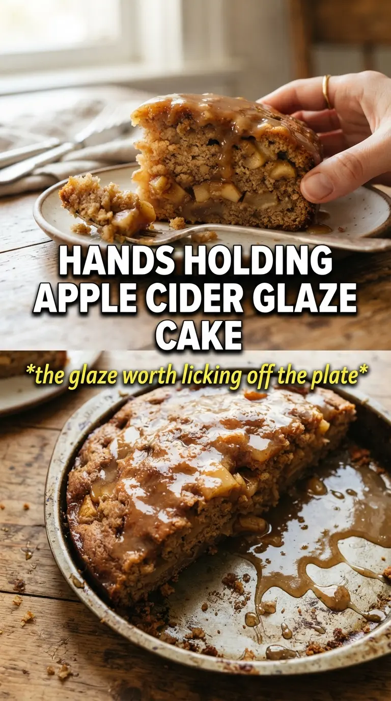 Apple Coffee Cake With Apple Cider Glaze with streusel, moist apples, glaze