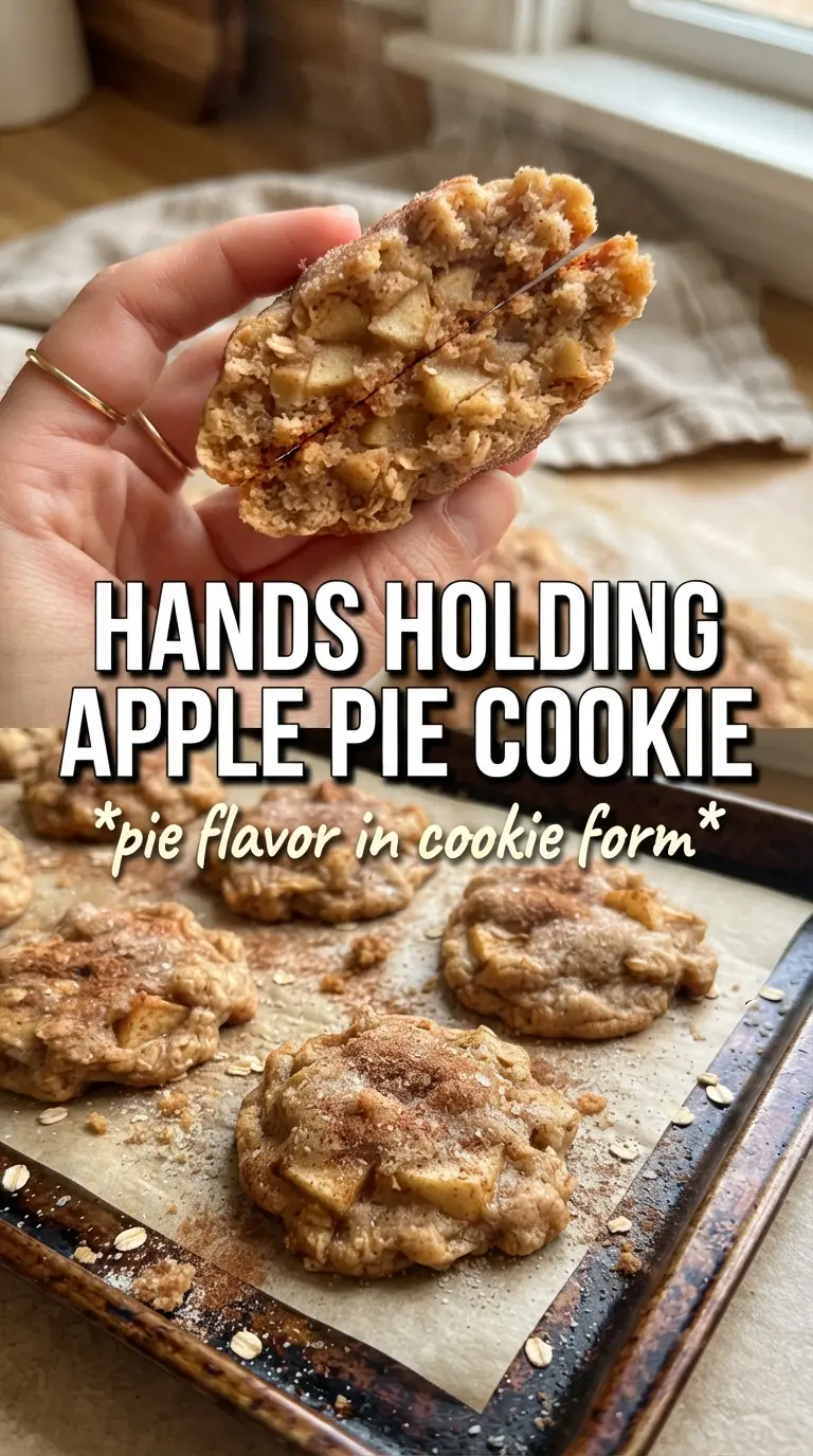 Apple Pie Cookies flaky cinnamon caramelized