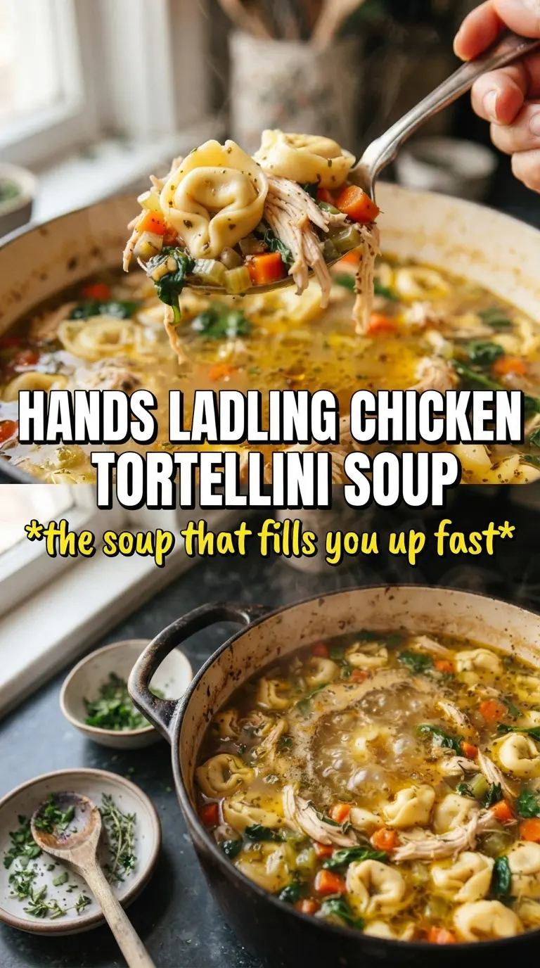 Cooked Chicken Packaging Chicken Tortellini Soup | Italian-American Comfort